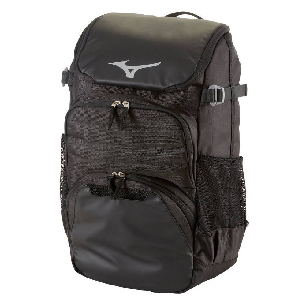 Mens Mizuno Organizer OG5 Baseball Backpack Black Philippines (UIAYPB479)